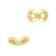 Cymbal ™ DQ metall Side bead Kaparia für SuperDuo Perlen - Gold